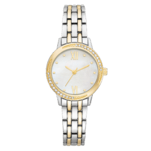Women's Gold Analog Watch with Modern Design
