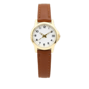 Women's Analog Watch with Brown Strap