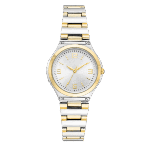 Women's Gold Tone Metal Bracelet Analog Watch