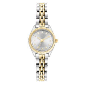 Women's Two-Tone Metal Bracelet Analog Watch